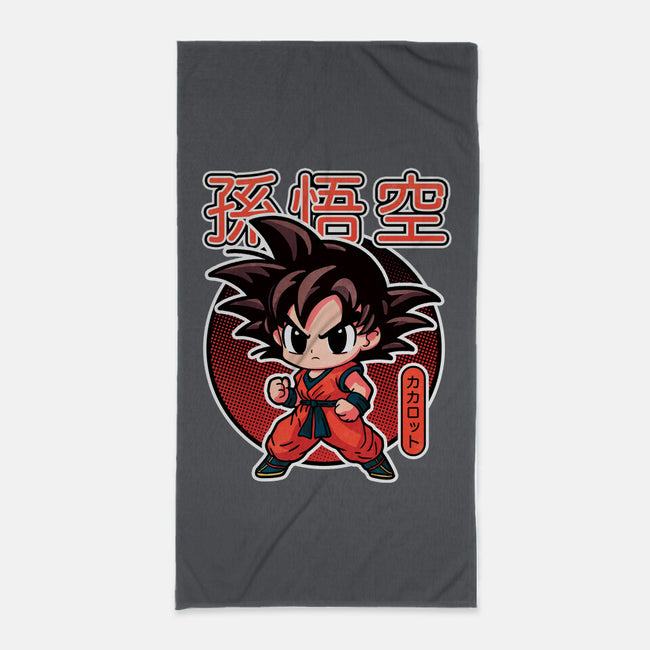 Lil Saiyan-None-Beach-Towel-fanfreak1