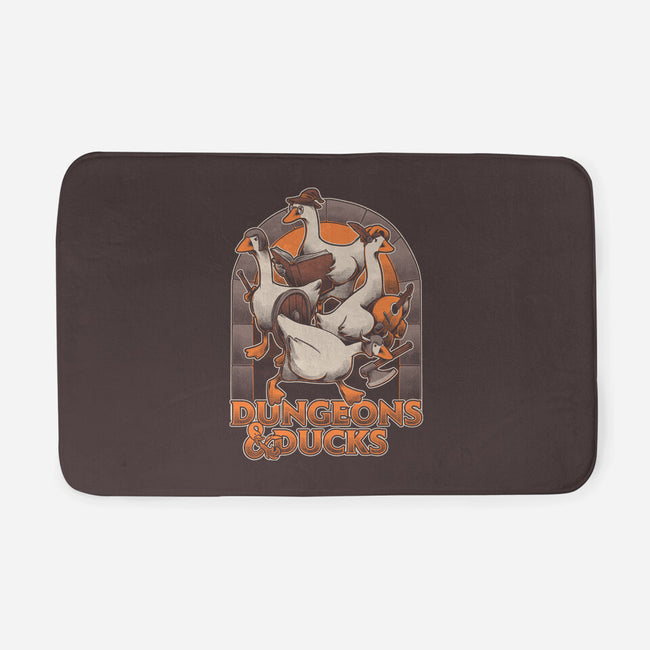 Dungeons And Ducks-None-Memory Foam-Bath Mat-Studio Mootant