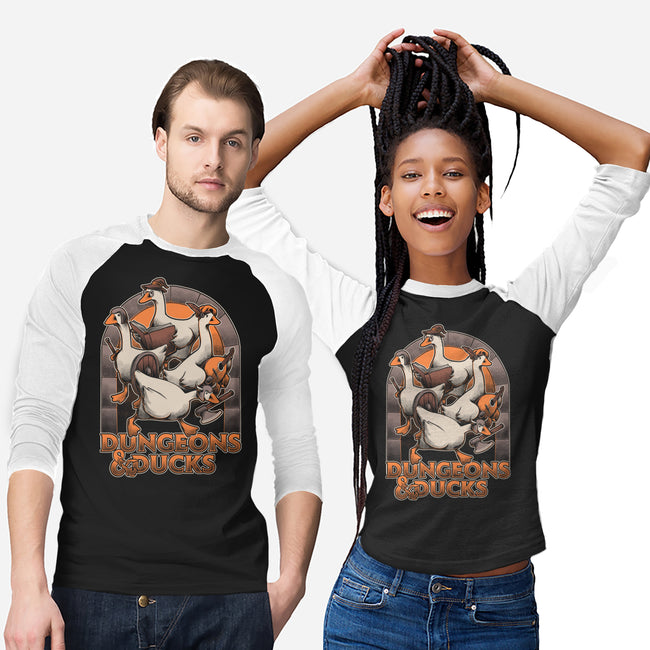 Dungeons And Ducks-Unisex-Baseball-Tee-Studio Mootant