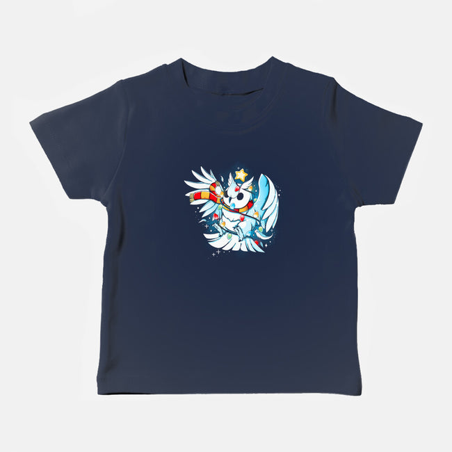 Christmas Owl-Baby-Basic-Tee-Vallina84