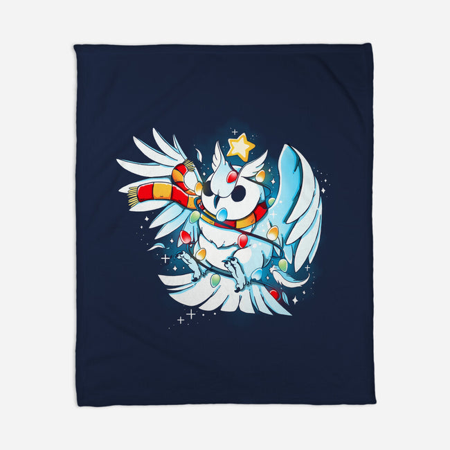 Christmas Owl-None-Fleece-Blanket-Vallina84