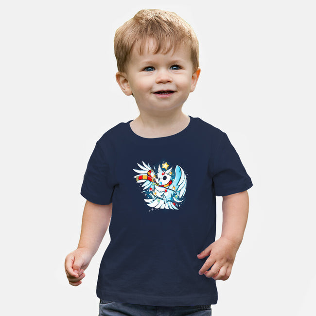 Christmas Owl-Baby-Basic-Tee-Vallina84