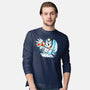 Christmas Owl-Mens-Long Sleeved-Tee-Vallina84