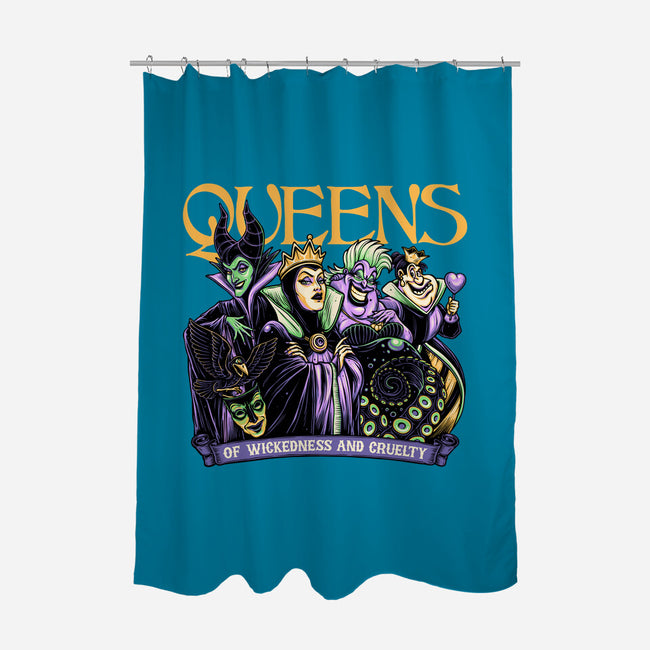 The Queens-None-Polyester-Shower Curtain-momma_gorilla