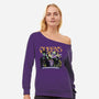 The Queens-Womens-Off Shoulder-Sweatshirt-momma_gorilla