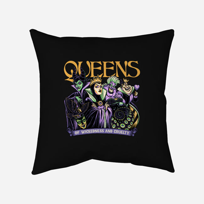 The Queens-None-Removable Cover-Throw Pillow-momma_gorilla