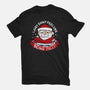 Not So Jolly Old Saint Nick-Unisex-Basic-Tee-Aarons Art Room