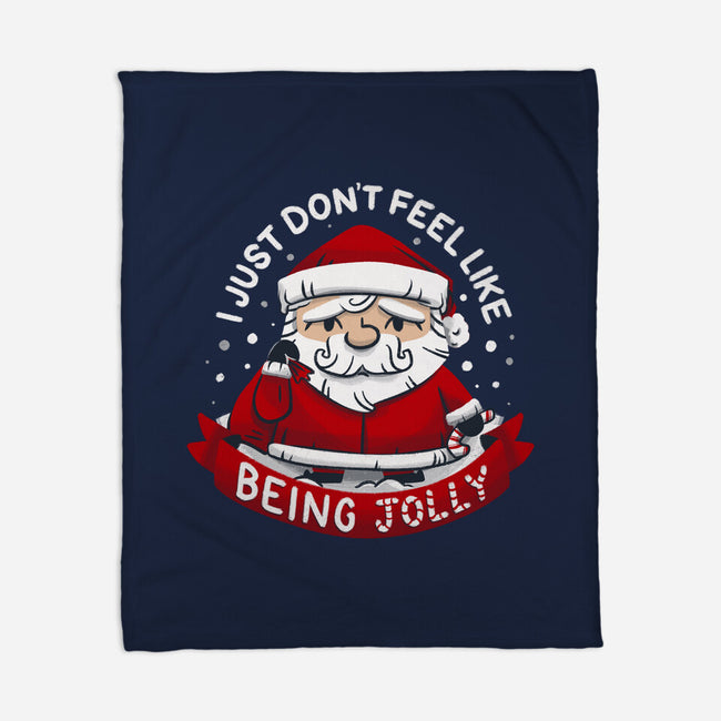 Not So Jolly Old Saint Nick-None-Fleece-Blanket-Aarons Art Room