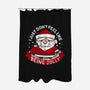 Not So Jolly Old Saint Nick-None-Polyester-Shower Curtain-Aarons Art Room