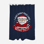 Not So Jolly Old Saint Nick-None-Polyester-Shower Curtain-Aarons Art Room