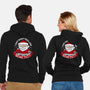 Not So Jolly Old Saint Nick-Unisex-Zip-Up-Sweatshirt-Aarons Art Room