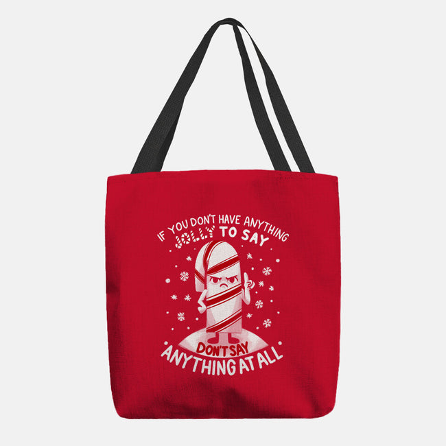 Speak Only Jolly Things-None-Basic Tote-Bag-Aarons Art Room