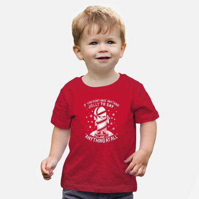 Speak Only Jolly Things-Baby-Basic-Tee-Aarons Art Room