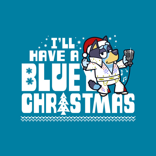 Bluey Xmas-Womens-Fitted-Tee-Boggs Nicolas