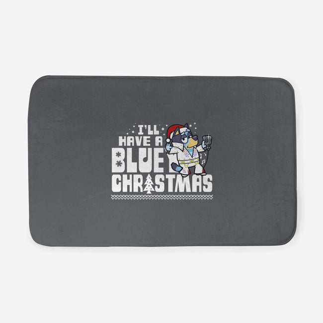 Bluey Xmas-None-Memory Foam-Bath Mat-Boggs Nicolas