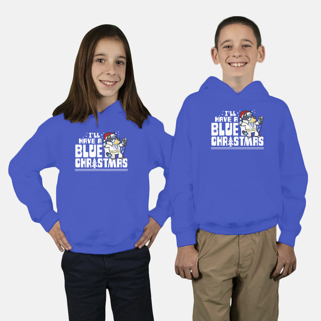 Bluey Xmas-Youth-Pullover-Sweatshirt-Boggs Nicolas