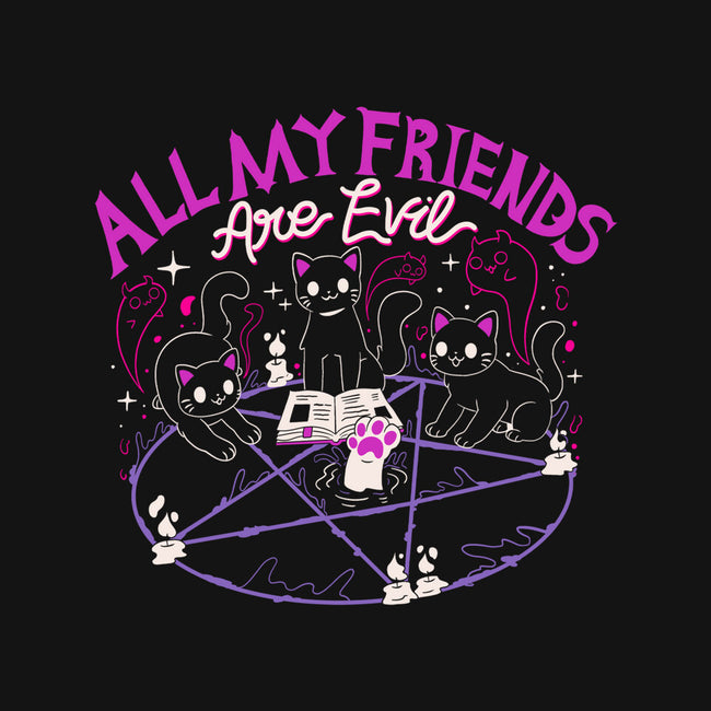 All My Friends Are Evil-None-Fleece-Blanket-Nerd Universe