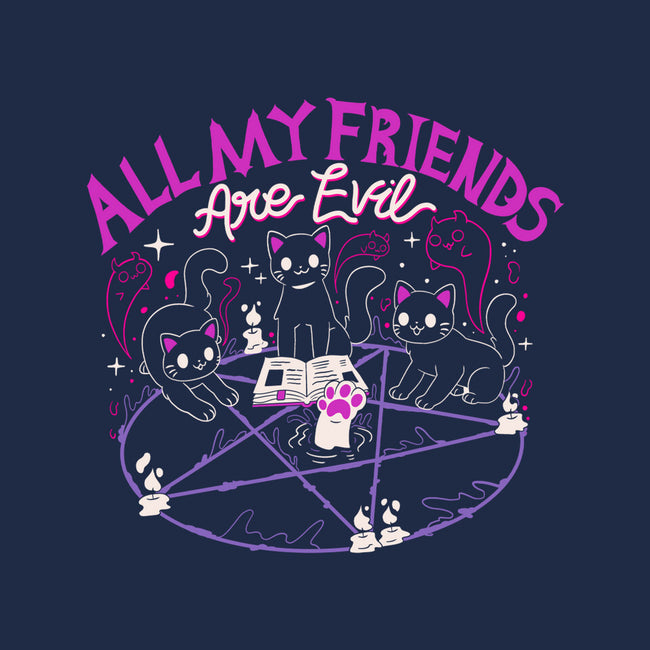 All My Friends Are Evil-Cat-Adjustable-Pet Collar-Nerd Universe