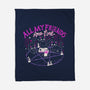 All My Friends Are Evil-None-Fleece-Blanket-Nerd Universe