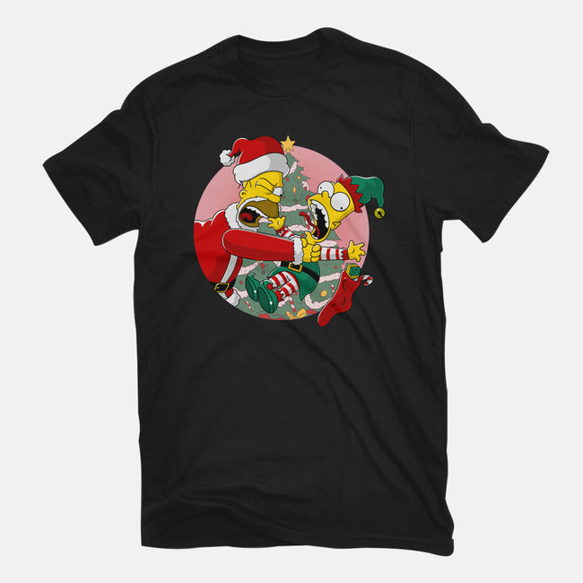 Not Santa's Helper-Womens-Fitted-Tee-MarianoSan