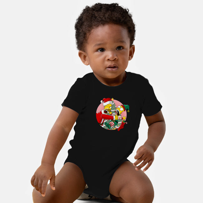 Not Santa's Helper-Baby-Basic-Onesie-MarianoSan