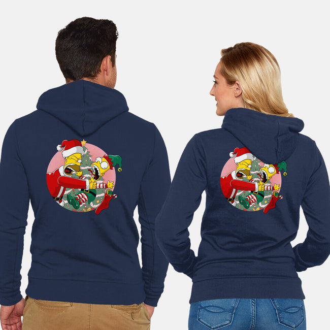 Not Santa's Helper-Unisex-Zip-Up-Sweatshirt-MarianoSan