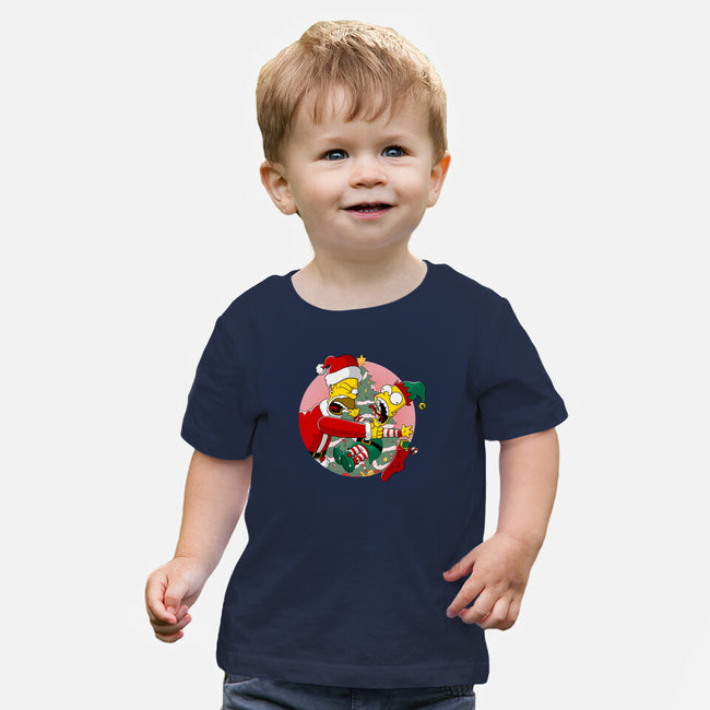 Not Santa's Helper-Baby-Basic-Tee-MarianoSan