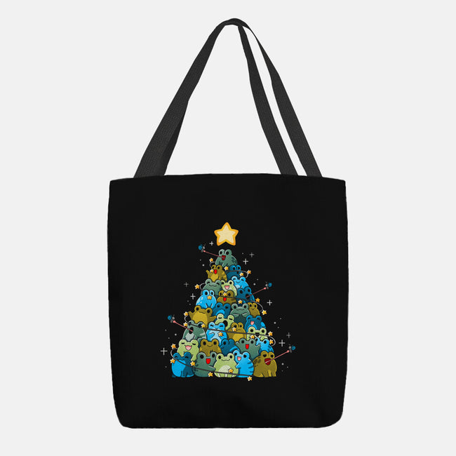 Froggy Christmas-None-Basic Tote-Bag-Vallina84