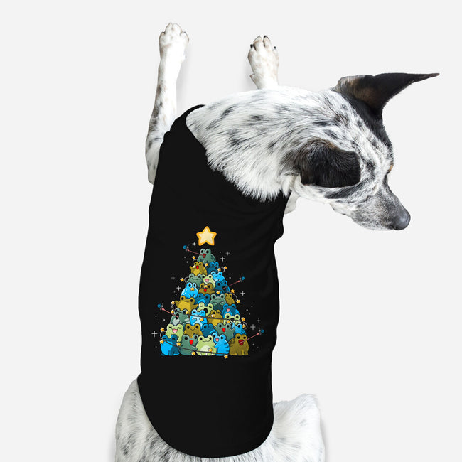 Froggy Christmas-Dog-Basic-Pet Tank-Vallina84