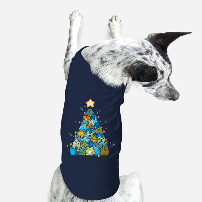 Froggy Christmas-Dog-Basic-Pet Tank-Vallina84