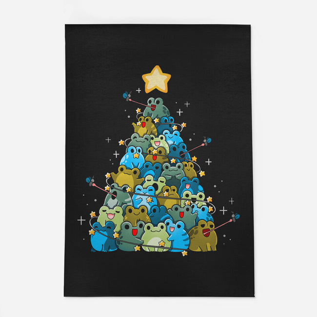 Froggy Christmas-None-Indoor-Rug-Vallina84