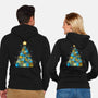 Froggy Christmas-Unisex-Zip-Up-Sweatshirt-Vallina84