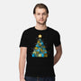 Froggy Christmas-Mens-Premium-Tee-Vallina84