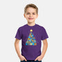 Froggy Christmas-Youth-Basic-Tee-Vallina84