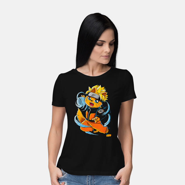 Meowruto-Womens-Basic-Tee-Vallina84