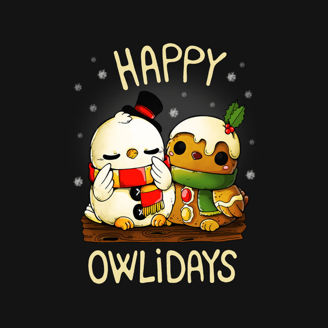 Happy Owlidays-Youth-Basic-Tee-Vallina84