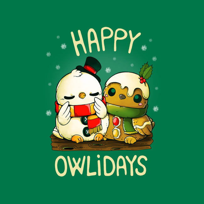 Happy Owlidays-Womens-Off Shoulder-Tee-Vallina84