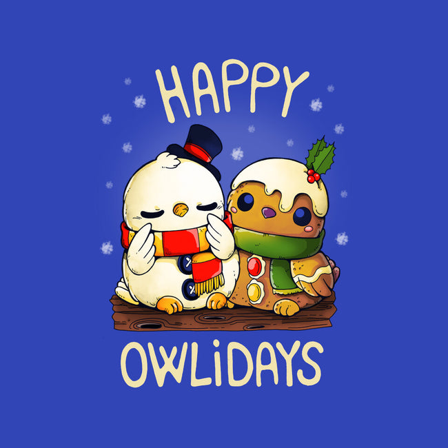 Happy Owlidays-Youth-Pullover-Sweatshirt-Vallina84