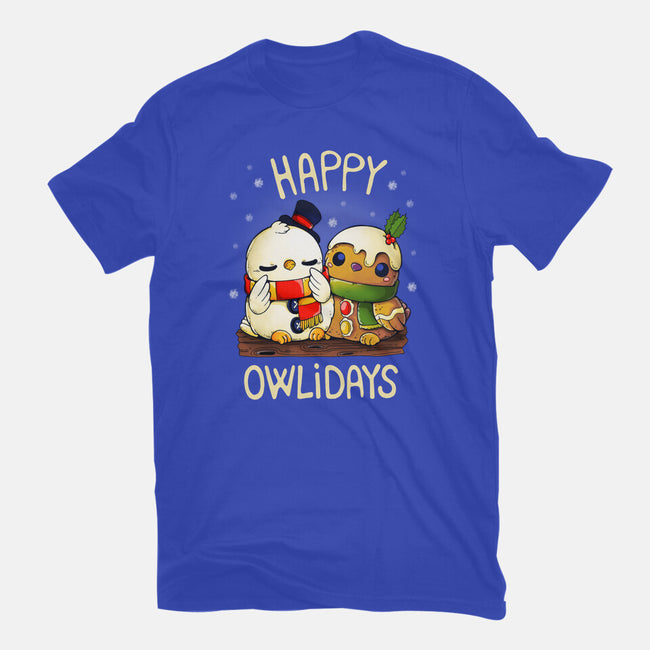 Happy Owlidays-Mens-Heavyweight-Tee-Vallina84