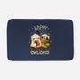 Happy Owlidays-None-Memory Foam-Bath Mat-Vallina84