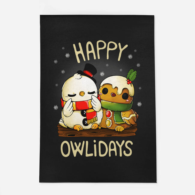 Happy Owlidays-None-Indoor-Rug-Vallina84