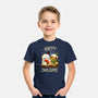 Happy Owlidays-Youth-Basic-Tee-Vallina84