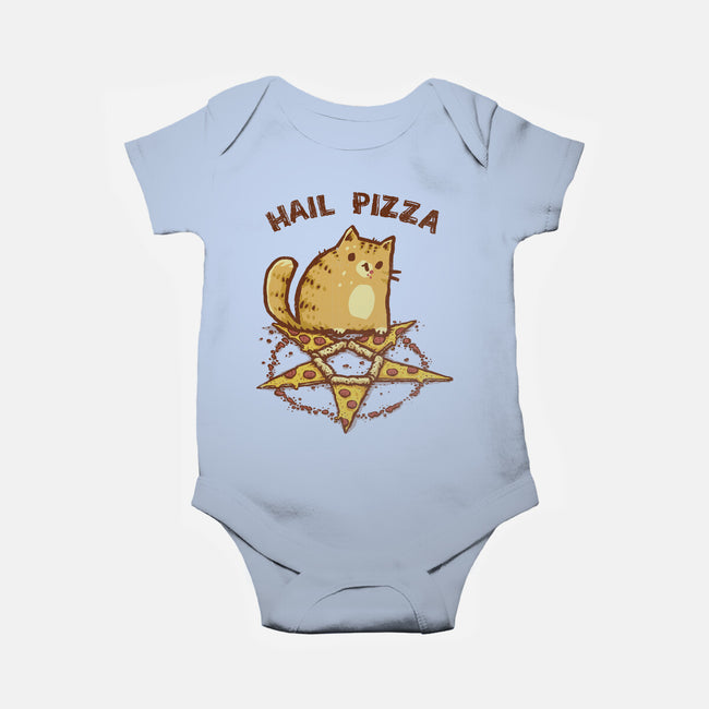 Hail Pizza-Baby-Basic-Onesie-kg07