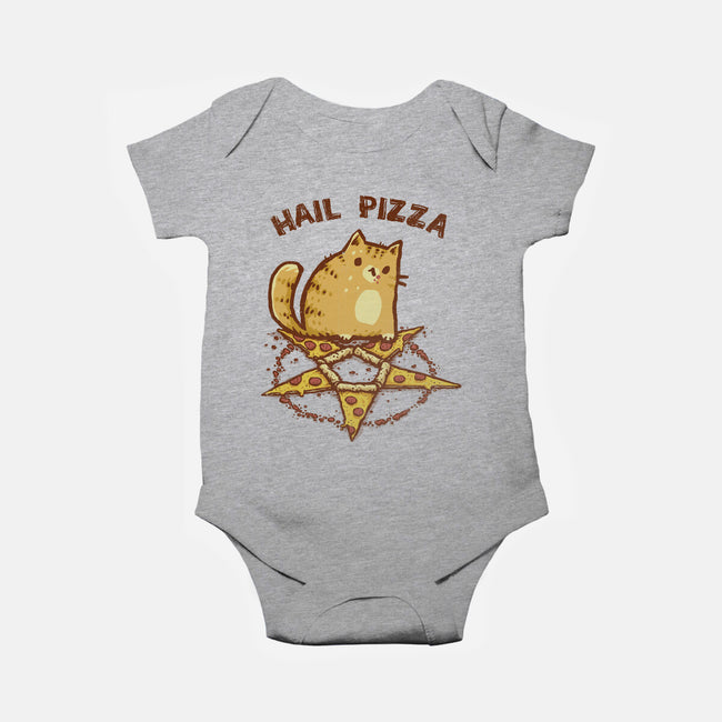 Hail Pizza-Baby-Basic-Onesie-kg07