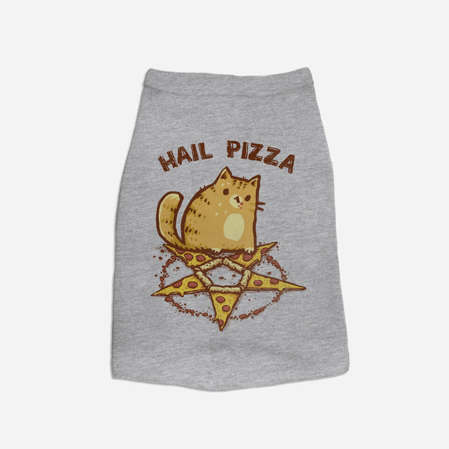 Hail Pizza-Cat-Basic-Pet Tank-kg07