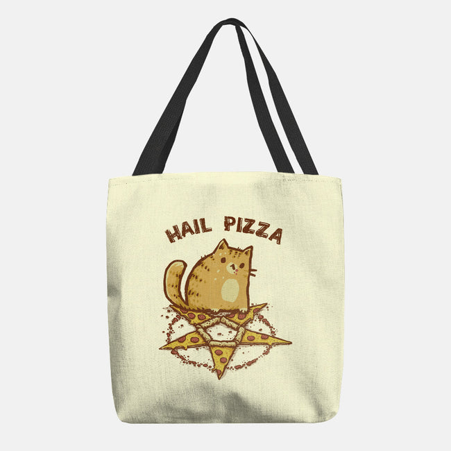 Hail Pizza-None-Basic Tote-Bag-kg07