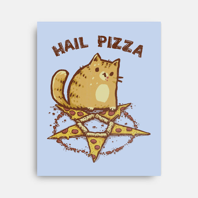 Hail Pizza-None-Stretched-Canvas-kg07