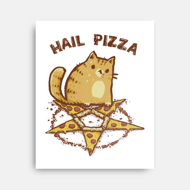 Hail Pizza-None-Stretched-Canvas-kg07