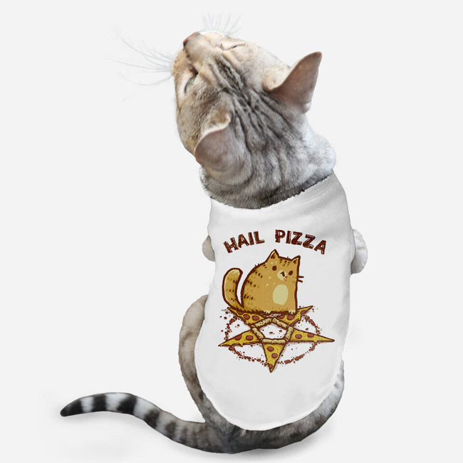 Hail Pizza-Cat-Basic-Pet Tank-kg07