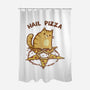 Hail Pizza-None-Polyester-Shower Curtain-kg07